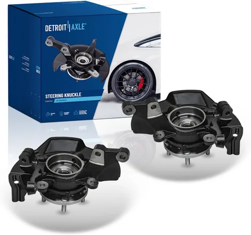 Vista 68 de Detroit Axle - Conjunto de manguetas de dirección delanteras de 2 piezas para Hyundai Accent 06-11, 2 manguetas de dirección y conjunto de buje