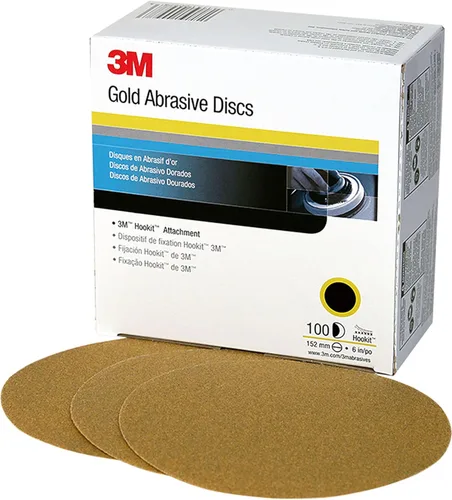 Vista 11 de 912 Hookit disco de arena P5A de 3" color oro de 3M, P220, 3, Dorado