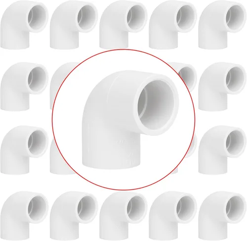 Vista 32 de Adaptador de acoplamiento de tubería de PVC de 4 pulgadas, accesorios de tubería (enchufe x enchufe), paquete de contratista, cédula 40, conectores
