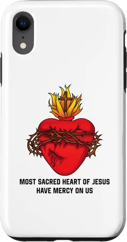 Vista 23 de Funda con diseño de corazón de Jesús para iPhone 12 mini