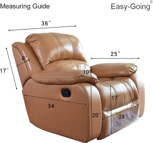 Vista 7 de Easy-Going - Funda reversible para sofá reclinable de sala, protector resistente al agua con correas elásticas, para mascotas y niños