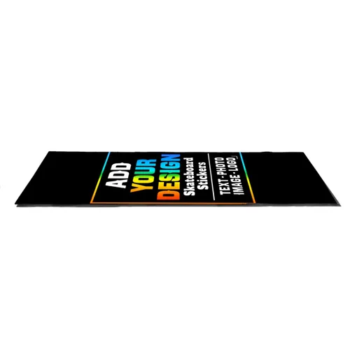 Vista 5 de sophiehome Personalizada Personalizar Imagen/Logo Skateboard Sticker Sube Tu Logo o Diseño de Imagen Negro
