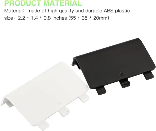 Vista 7 de Cubierta de batería para Xbox One repuesto para puertas de batería parte de reparación compatible con Xbox OneXbox One S controlador inalámbrico 4