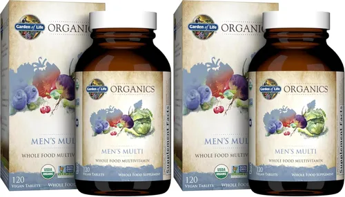 Vista 10 de Multi tabletas Garden of Life Kind Organics para hombres, 120, 1, 1