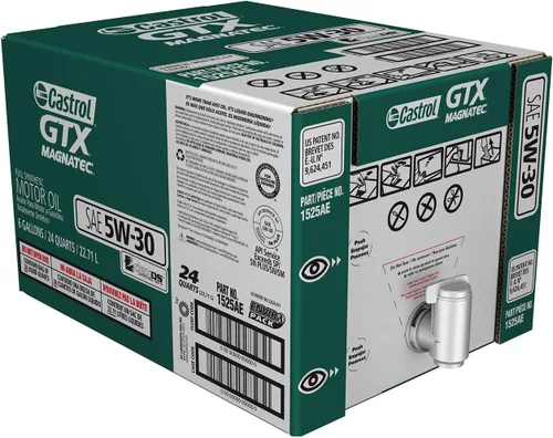 Vista 14 de Castrol GTX MAGNATEC 5W-30 Aceite de motor sintético completo, 5 cuartos de galón