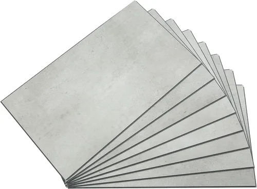 Vista 16 de Palisade Azulejos de Vinilo Entrelazados Impermeables para Pared/Salpicadero para Cocina o Baño en Pizarra Agrietada (Muestra de 4.5x11 pulgadas)