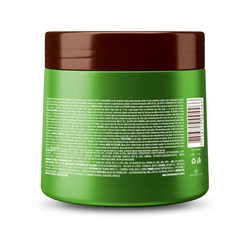 Vista 2 de PLACENTA LIFE BE NATURAL HYDRA MACADAMIA - Mascarilla hidratante profunda para cabello seco y dañado. (12.35 onzas)