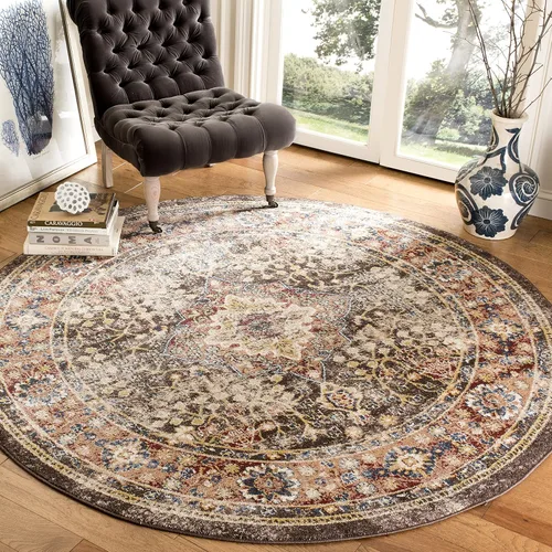 Vista 20 de Safavieh Bijar Collection BIJ652A - Alfombra de área tradicional oriental vintage marrón (Brown / Rust)
