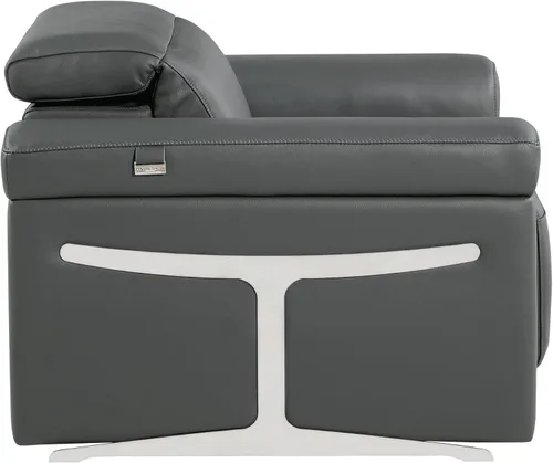 Vista 80 de Blackjack Furniture Mario - Silla eléctrica de cuero de grano superior con reposacabezas ajustables, cargadores USB para dispositivos, sofá