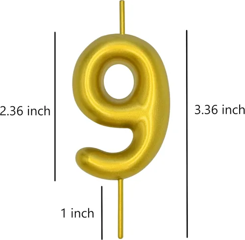Vista 383 de DERVENTA Vela con números de 2.36 pulgadas, decoración perfecta para cumpleaños, brunch, postre, pastel, 1 pieza (número 0 rosa)
