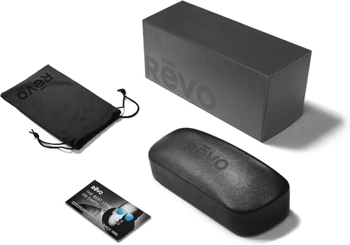 Vista 3 de Revo Gafas de sol Cusp S: lentes polarizadas filtros UV, marco de envoltura rectangular sin montura