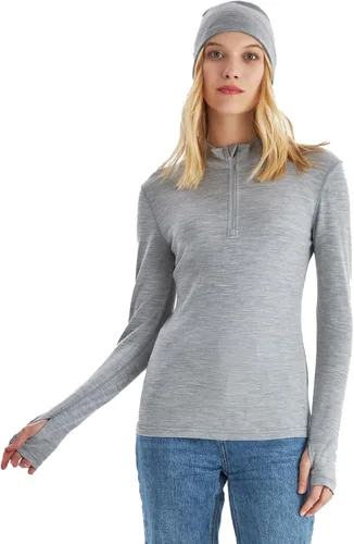 Vista 23 de Merino Protect 100% lana merino capa base mujer ropa interior térmica ligera suave manga larga camisa para senderismo esquí