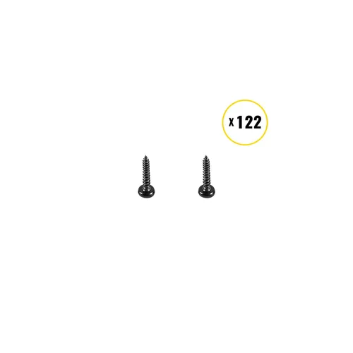 Vista 9 de VEVOR Balaustres de cubierta, husillos de cubierta de metal de 29.5 x 1 pulgada, paquete de 61 balaustres de escalera con tornillos, barandilla