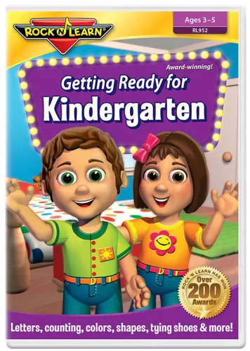Getting Ready for Kindergarten DVD by Rock 'N Learn