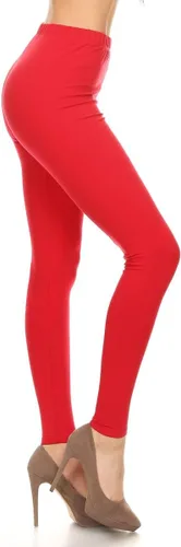 Vista 47 de Leggings Depot NCL27 pantalones capri para yoga de algodón premium suave Negro