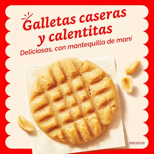 Vista 4 de Betty Crocker Mezcla de galletas de mantequilla de maní, hace doce (12) galletas de 2 pulgadas, 7.2 onzas.