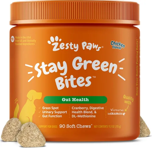 Vista 10 de Zesty Paws Suplemento de Arándano Rojo Senior para Perros - Control de Vejiga para Perros Senior - Soporte del Tracto Urinario - Masticables