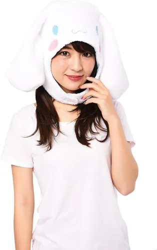 Sanrio Cinnamoroll - Gorro de invierno suave y cálido, Blanco