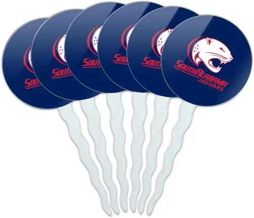 Vista 1626 de GRAPHICS & MORE Abilene Christian Primary Logo Cupcake Picks Toppers Decoración Set de 6 Universidad Cristiana de Abilene