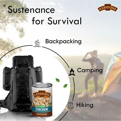 Vista 7 de Carne de pollo en lata Keystone Meats totalmente natural