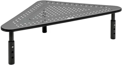 Vista 10 de Tripp Lite Soporte para monitor de computadora, altura ajustable, 18 x 11 in., metal, negro (MR1812M)