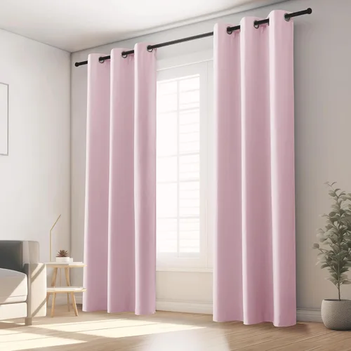 Vista 18 de KGORGE - Cortinas opacas grises para dormitorio 2 paneles, 42 x 63 pulgadas con ojales, cortinas de oscurecimiento de habitación con aislamiento