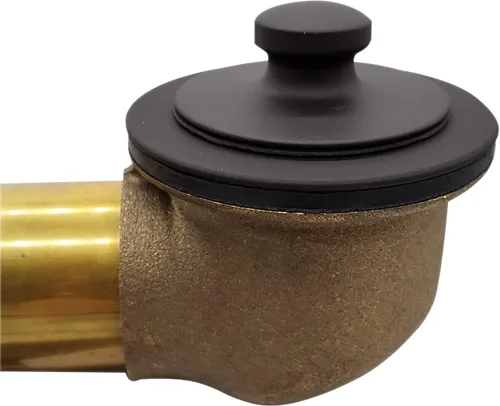 Vista 9 de Westbrass Pull & Drain D3262-62 - Desechos de baño de 14 pulgadas, tubo de calibre 17, negro mate, D3262-62 Mate negro