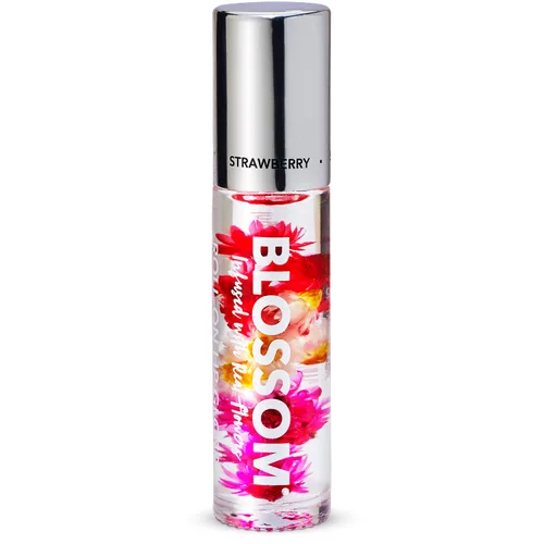 Vista 14 de Blossom Brillo de Labios Roll-on, Aceite de Labios Hidratante Transparente de Alto Brillo con Aroma Gourmet, No Pegajoso, Infundido con Flores
