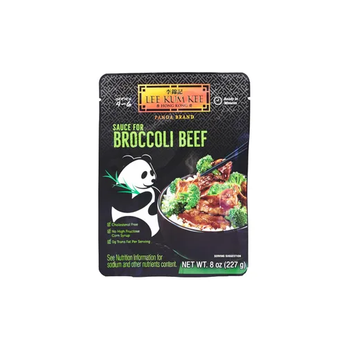 Lee Kum Kee Panda Brand Salsa para brócoli, 0.00 oz de grasa trans, sin sabores artificiales, sin jarabe de maíz de alta fructosa, sin colesterol, 8