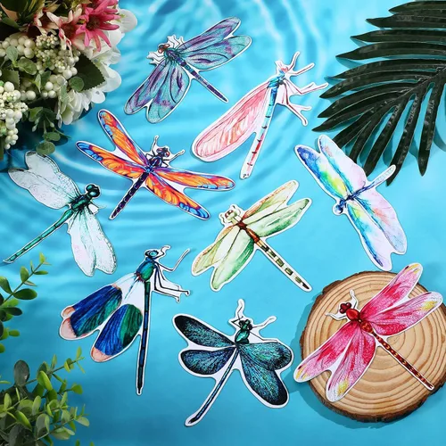 Vista 6 de 18 piezas de imanes de puerta de libélula de doble cara, magnético, flexible, protector de puerta para mascotas, perros, puerta corrediza, garaje