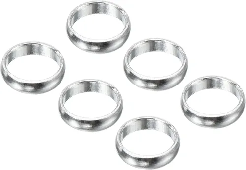 Vista 8 de PATIKIL Anillo de eje de dardo, accesorios de aluminio del anillo O del dardo para los ejes del plástico y de nylon