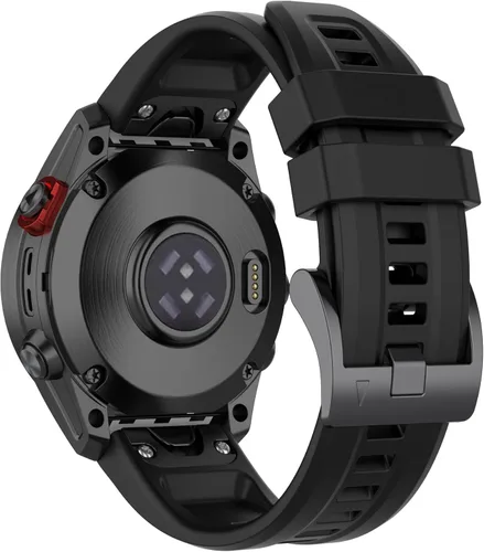 Vista 2 de Compatible con Garmin Fenix 7s/Fenix 6S/Fenix 5S, correas de repuesto de silicona de liberación rápida para Garmin Instinct 2S/7S Sapphire Solar