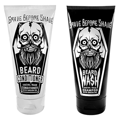 Grave Before Shave™ Paquete de acondicionador para barba y lavado de barba