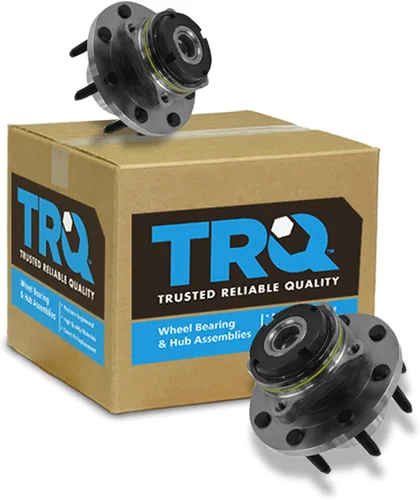 Vista 137 de TRQ Par de conjunto de cubo de cojinete de rueda delantera izquierda derecha, 2 piezas compatible con Lexus GX460 2003-2009 GX470 2003-2023 Toyota
