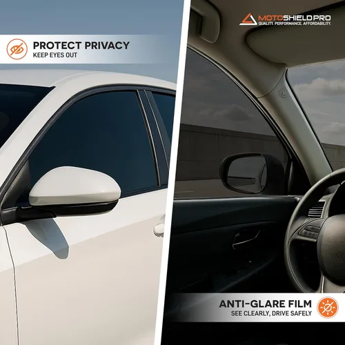 Vista 6 de MotoShield Pro 5% VLT película de nanocerámica para ventana de auto de 40” de ancho x 6’ de largo, rollo de 2 capas, alta rejección de calor
