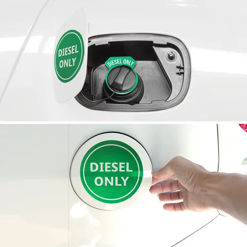 Vista 8 de Carrotez Anillo de silicona con tapa de combustible diésel 2PCS con 2 pegatinas, piezas de repuesto de accesorios de camiones con tapa de gasolina
