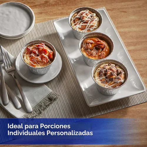 Vista 3 de Reynolds Kitchens - Tazas para freidoras de aire, cocinan fácilmente alimentos individuales y alimentos no tradicionales, ideales para preparar