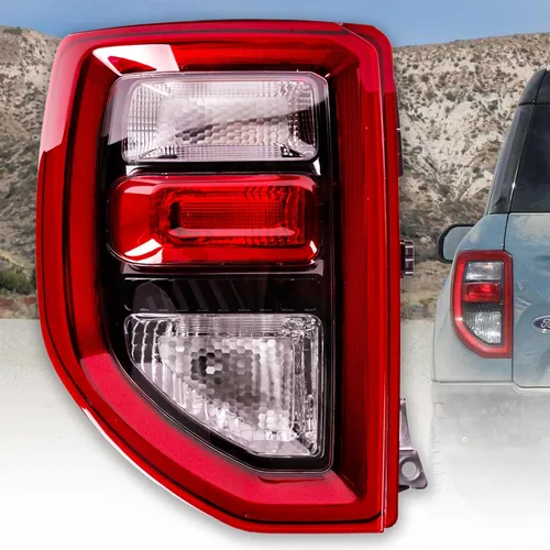 Conjunto de luz trasera izquierda del lado del conductor compatible con Ford Bronco Sport 2021 2022 2023 2024 2025 lámpara de freno trasera