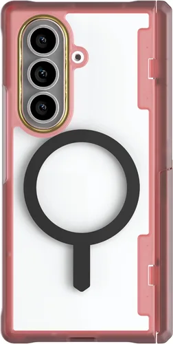Vista 91 de Ghostek COVERT - Funda rosa para Galaxy Z Flip 4 para mujeres y niñas, protección completa de bisagra y parte trasera transparente, duradera