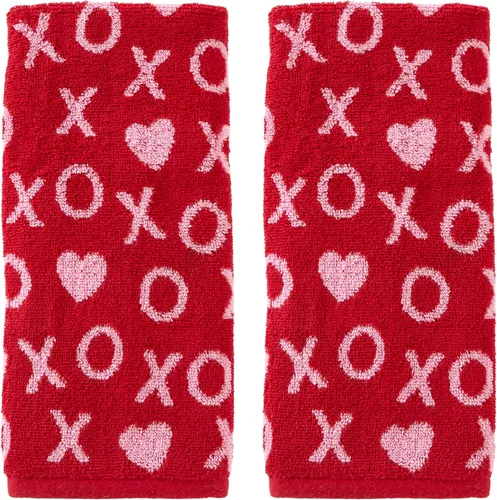 Vista 10 de SKL Home - Toalla de baño de 100% algodón prémium, diseño de lazos, jacquard, 500 GSM, reversible, suave y absorbente, decorativa, para cada día