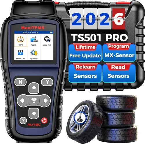 Autel MaxiTPMS TS501 PRO herramienta de programación TPMS, igual que TS508, herramienta de reaprendizaje TPMS 2025 más nueva que TS501 TS408S,