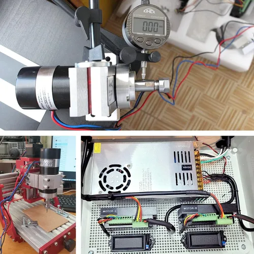 Vista 7 de Daedalus Kit de motor de husillo sin escobillas CNC, 500w, ER11, 48V DC, 12000RPM
