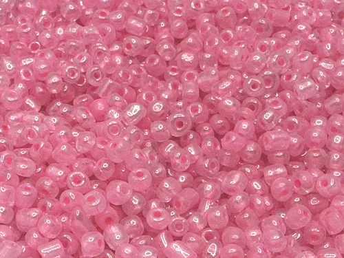 Vista 34 de Cuentas de vidrio checo verde aguamarina opaco. Tamaño: 6/0 1.41 oz / 1.4 oz (Aqua Opaque)