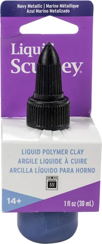 Vista 5 de Sculpey Liquid Sculpey - Arcilla líquida de polímero para horno, blanco, botella de 1 onza, ideal para joyas, vacaciones, bricolaje, medios mixtos