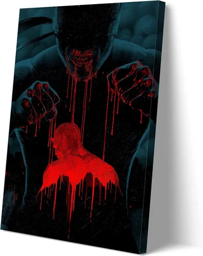 Daredevil - Pósteres de arte para impresión en lienzo, adecuado para dormitorio, sala de estar, baño, decoración de pared LCVME (12 x 18 pulgadas,