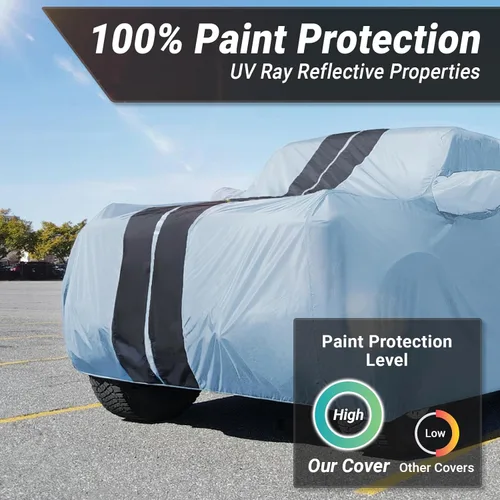 Vista 114 de iCarCover Funda de automóvil personalizada de alta calidad para Mazda 1200 1970, resistente, impermeable, para todo tipo de clima, lluvia, nieve