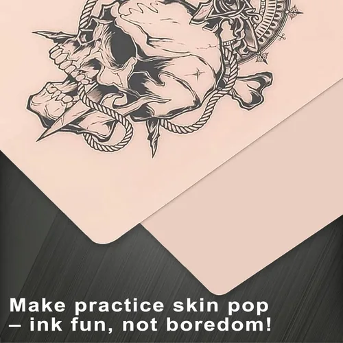Vista 7 de Kit de práctica de tatuaje 554pcs para principiantes, kit de tatuaje todo