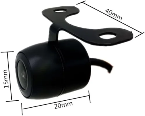 Vista 5 de Kit de monitor de espejo retrovisor TFT LCD de 4.3 pulgadas + mini cámara de marcha atrás impermeable de 170° para automóvil/vehículo