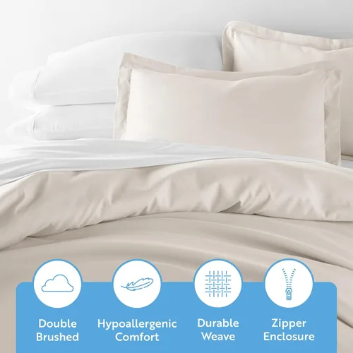 Vista 293 de Linen Market Funda de edredón individual para cama individual – Experimenta una comodidad similar a un hotel con una suavidad inigualable