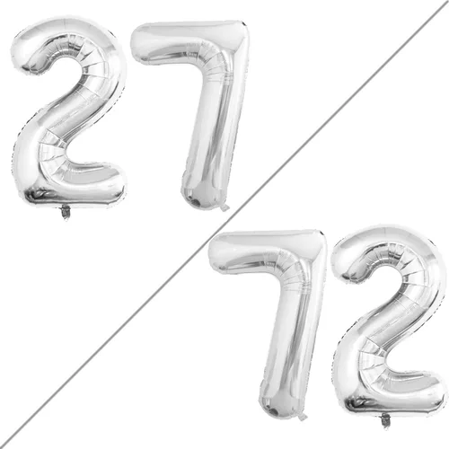 Vista 188 de GOER Globos con el número 80 para decoraciones de fiesta de cumpleaños número 80, globos de helio de aluminio jumbo de 42 pulgadas para 80 Oro rosa